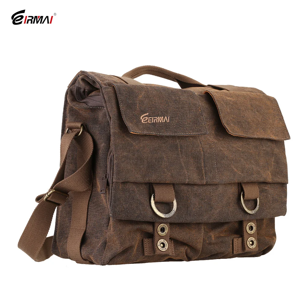 Eirmai SS05(L) Large Size Single Shoulder Bag Handbag Leisure Canvas Camera Messenger Bag Coffee Color
Eirmai SS05(L) Large Size Single Shoulder Bag Handbag Leisure Canvas Camera Messenger Bag Coffee Color