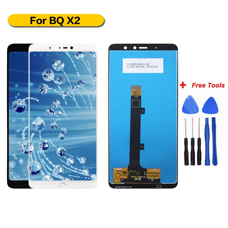 100% Tested For BQ X2 LCD Display and Touch Screen For BQ Aquaris BQ X2 with Free Tools
100% Tested For BQ X2 LCD Display and Touch Screen For BQ Aquaris BQ X2 with Free Tools