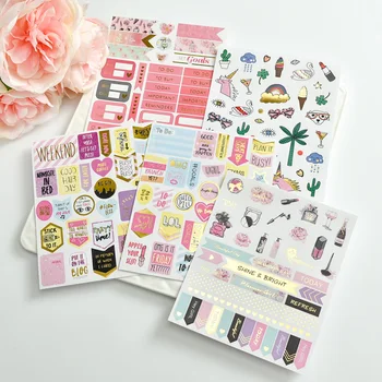 Happy Unicorn Foil Gold Paper Planner Stickers Booklet for Scrapbooking Happy Planner/Card Making/Journaling Project
Happy Unicorn Foil Gold Paper Planner Stickers Booklet for Scrapbooking Happy Planner/Card Making/Journaling Project
