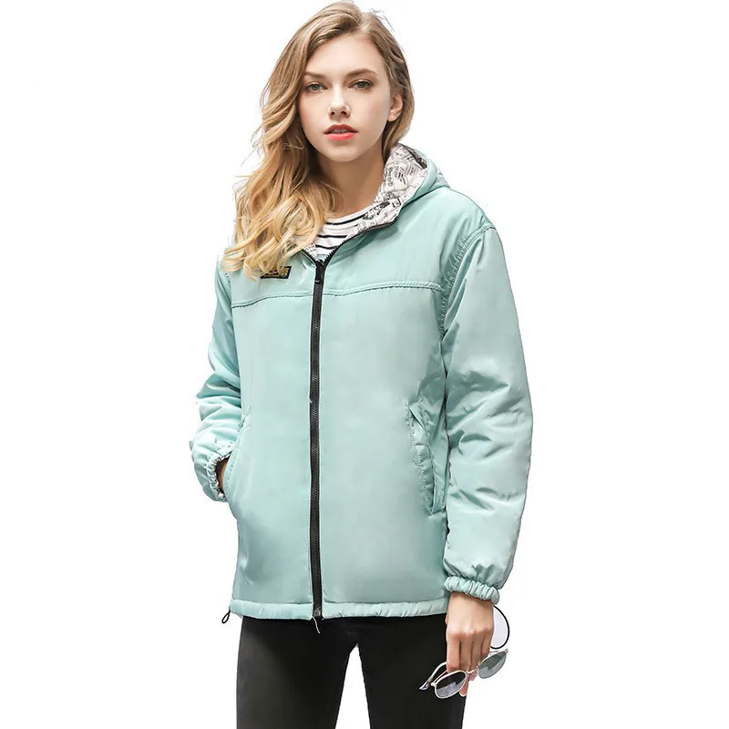 2018 Autumn New Women's Short Cotton-padded Thin Jackets Female Casual Loose Cotton Coats Outerwears Hooded
2018 Autumn New Women's Short Cotton-padded Thin Jackets Female Casual Loose Cotton Coats Outerwears Hooded