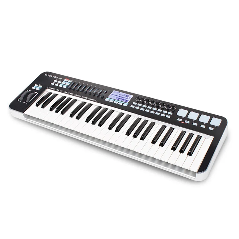 Samson graphite 49 professional midi keyboard controller grade semi-weighted MIDI keyboard controller feel to go with function
Samson graphite 49 professional midi keyboard controller grade semi-weighted MIDI keyboard controller feel to go with function