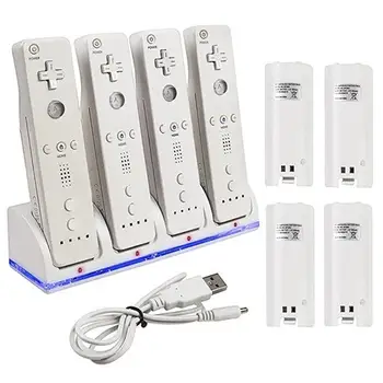 Ship from US Charger Dock with 4 X Battery for Nintend for Wii Remote New Charger Dock + 4 x Battery for Nintend for Wii Remote
Ship from US Charger Dock with 4 X Battery for Nintend for Wii Remote New Charger Dock + 4 x Battery for Nintend for Wii Remote