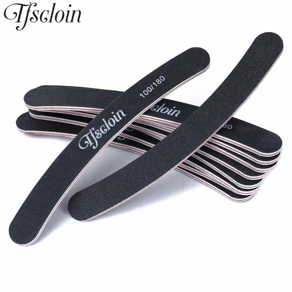 Tfscloin 10pcs Pro Nail File 100/180 Grit Buffer Block UV Gel Tips Varnish Emery File Sandpaper Double Side For Salon Manicure
Tfscloin 10pcs Pro Nail File 100/180 Grit Buffer Block UV Gel Tips Varnish Emery File Sandpaper Double Side For Salon Manicure