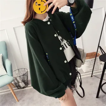 2017 New Women's Sweater Autumn Winter O-neck Lace Up knit Cardigans Coat Woman Loose Single Breasted Letter Baseball Uniform
2017 New Women's Sweater Autumn Winter O-neck Lace Up knit Cardigans Coat Woman Loose Single Breasted Letter Baseball Uniform