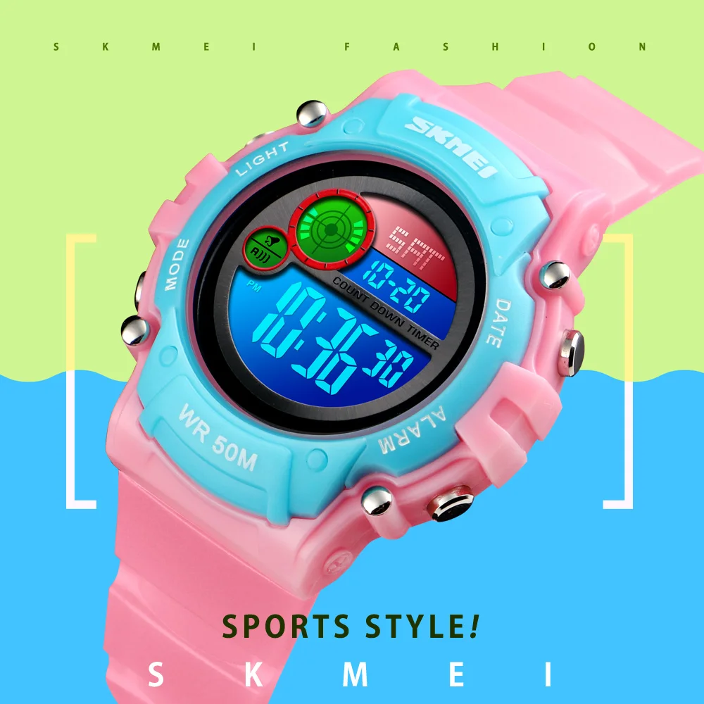 SKMEi Fashion Children Watches Digital Boy Girl Multi-Function Waterproof Sports Watch Date Alarm Clock Electronic Watch 1477
SKMEi Fashion Children Watches Digital Boy Girl Multi-Function Waterproof Sports Watch Date Alarm Clock Electronic Watch 1477