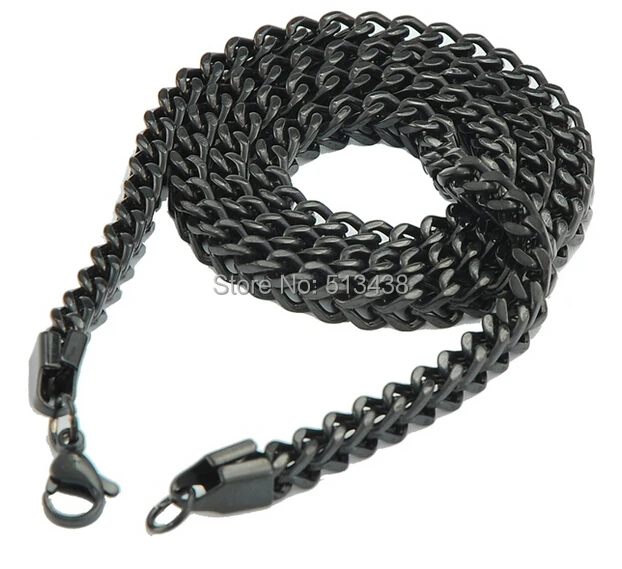 IP Black Plated Stainless Steel Box figaro Curb Chain Link Necklace 5mm 22 Inch For Men Gifts Jewelry
IP Black Plated Stainless Steel Box figaro Curb Chain Link Necklace 5mm 22 Inch For Men Gifts Jewelry