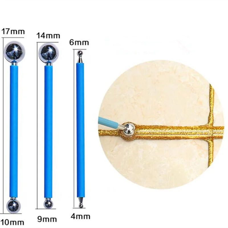4pcs/set Tile grout tools Double Hole Pressure Side Seam Steel molding Ball for Sculpture Clay Carving Slime Playdough Hand Tool
4pcs/set Tile grout tools Double Hole Pressure Side Seam Steel molding Ball for Sculpture Clay Carving Slime Playdough Hand Tool