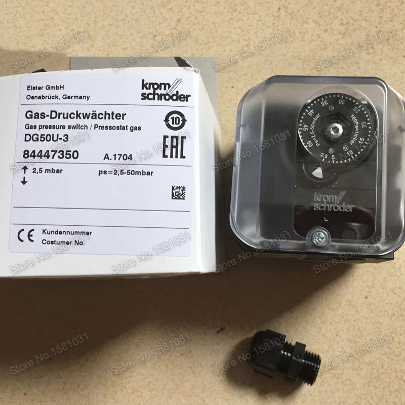 Krom schroder pressure switch DG50U-3 KROM pressure switch Burner pressure switch
Krom schroder pressure switch DG50U-3 KROM pressure switch Burner pressure switch