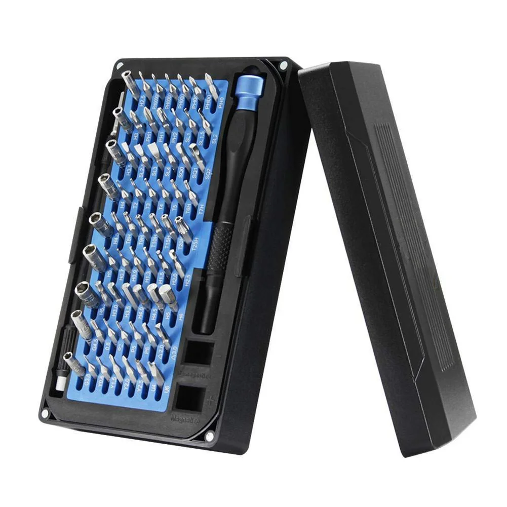 76Pcs/Set Magnetic Screwdriver Kit Professional Repair Tools with Bag for Phone Game Console Tablet LKS99
76Pcs/Set Magnetic Screwdriver Kit Professional Repair Tools with Bag for Phone Game Console Tablet LKS99