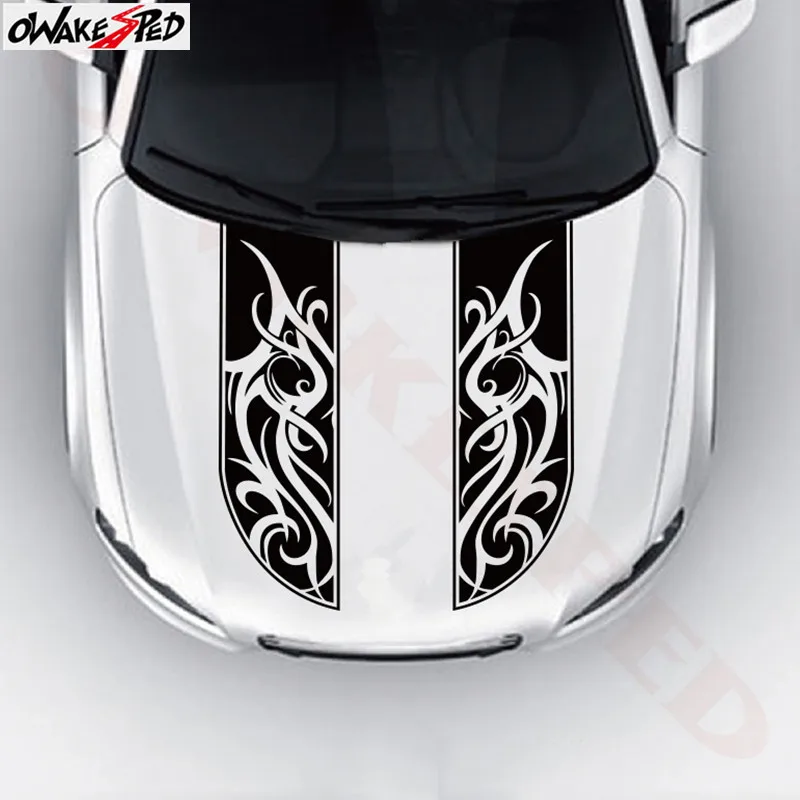 Tribal Scroll Graphics Stripes Sticker Car Hood Decor Decal Auto Head Engine cover Accessories Waterproof Vinyl Stickers
Tribal Scroll Graphics Stripes Sticker Car Hood Decor Decal Auto Head Engine cover Accessories Waterproof Vinyl Stickers