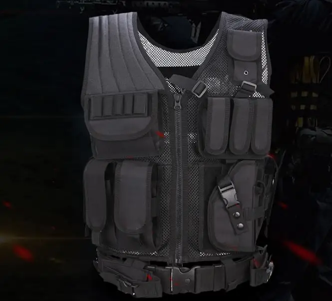 Tactical Wargame Vest Protective Safety Clothing Hunting Combat Vest Outdoor Training Mesh Waistcoat
Tactical Wargame Vest Protective Safety Clothing Hunting Combat Vest Outdoor Training Mesh Waistcoat