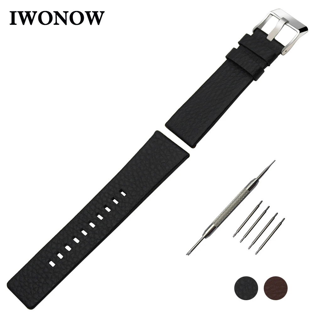 Top Layer Calf Genuine Leather Watchband 20mm 24mm 26mm 27mm 28mm for Diesel Watch Band Wrist Strap Steel Clasp Bracelet +Tool
Top Layer Calf Genuine Leather Watchband 20mm 24mm 26mm 27mm 28mm for Diesel Watch Band Wrist Strap Steel Clasp Bracelet +Tool