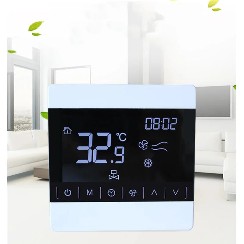 LCD touch screen central air conditioning thermostat LCD line controller intelligent temperature regulator temperature controlle
LCD touch screen central air conditioning thermostat LCD line controller intelligent temperature regulator temperature controlle