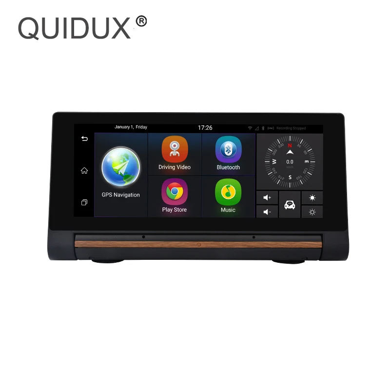 QUIDUX 7" IPS 3G Android GPS Navigation DVR FHD Dual Camera Registrator Recorder Bluetooth WiFi 1200MP center control panel
QUIDUX 7" IPS 3G Android GPS Navigation DVR FHD Dual Camera Registrator Recorder Bluetooth WiFi 1200MP center control panel