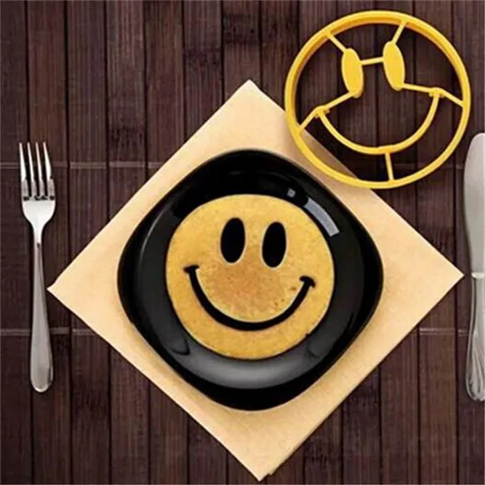 Emoji Pancake Molds and Egg Rings for Kids AND Adults - Reusable Silicone Smiley Face Maker as Cookie Maker
Emoji Pancake Molds and Egg Rings for Kids AND Adults - Reusable Silicone Smiley Face Maker as Cookie Maker