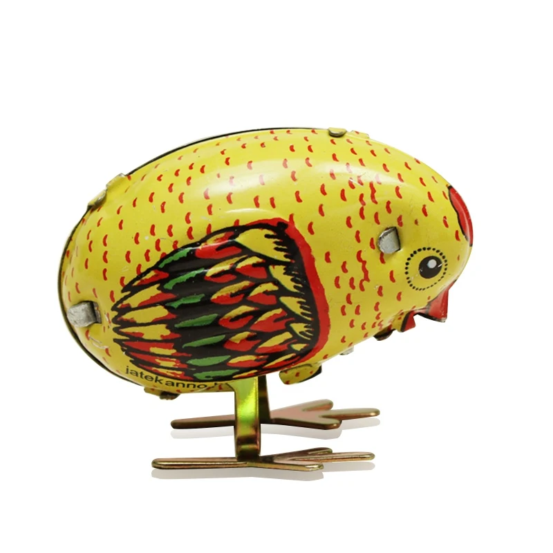 New Arrival Classic Wind Up Chick Tin Toy Clockwork Spring Pecking Chick Toys For Children Vintage Style For Kids
New Arrival Classic Wind Up Chick Tin Toy Clockwork Spring Pecking Chick Toys For Children Vintage Style For Kids