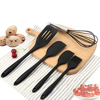 Baking Kit Food-Grade Silicone Heat Resistant Scratch Scraper Oil Brush Spatula Egg Beater Five-Piece Set
Baking Kit Food-Grade Silicone Heat Resistant Scratch Scraper Oil Brush Spatula Egg Beater Five-Piece Set