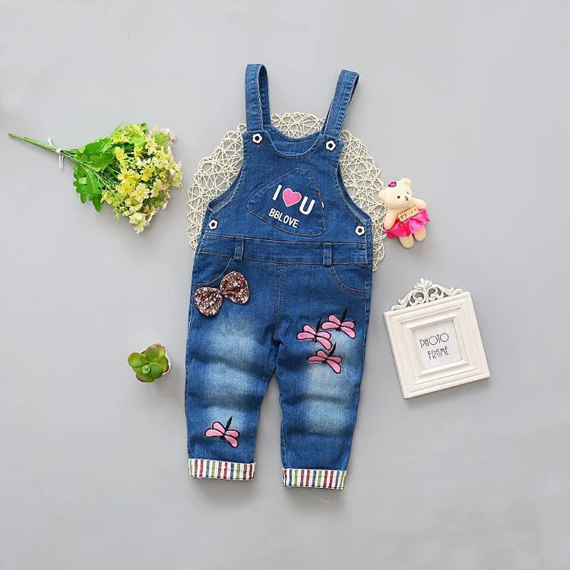BibiCola Free shipping 2017 Spring Autumn sweet baby girls denim overalls infant cute pants overalls girls Rompers
BibiCola Free shipping 2017 Spring Autumn sweet baby girls denim overalls infant cute pants overalls girls Rompers