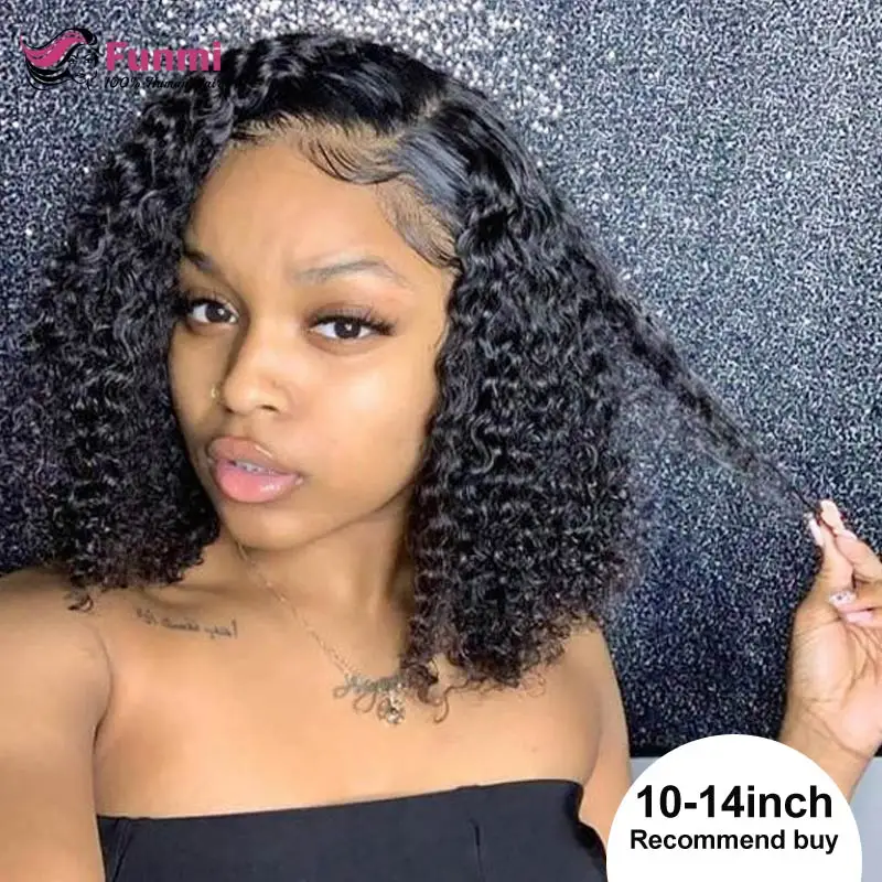 Jerry Curly Lace Front Human Hair Wigs With Baby Hair Brazilian Virgin Hair Short Curly Bob Wigs For Women PrePlucked Wig Funmi
Jerry Curly Lace Front Human Hair Wigs With Baby Hair Brazilian Virgin Hair Short Curly Bob Wigs For Women PrePlucked Wig Funmi