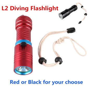 Portable 1200 lumen XM-L2 LED Diving Torch Waterproof Flashlight Scuba Submarine Lamp 100m Underwater 18650/26650 Flashlight
Portable 1200 lumen XM-L2 LED Diving Torch Waterproof Flashlight Scuba Submarine Lamp 100m Underwater 18650/26650 Flashlight