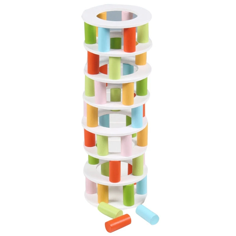 Wooden Toy Wooden High Piles Building Balance Block Two In One Flying Chess Table Travel Game Learning Education Toy
Wooden Toy Wooden High Piles Building Balance Block Two In One Flying Chess Table Travel Game Learning Education Toy
