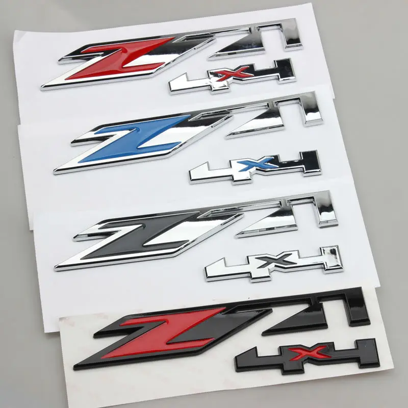 2pcs 3D Z71 4x4 Sticker Emblem Badge Sticker Silver Black Red For Chevrolet Silverado Chevy Silverado GMC Sierra ABS Plastic
2pcs 3D Z71 4x4 Sticker Emblem Badge Sticker Silver Black Red For Chevrolet Silverado Chevy Silverado GMC Sierra ABS Plastic
