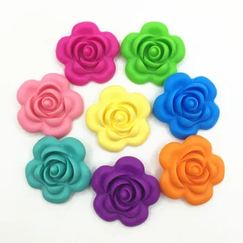 2pc Silicone Flower Beads Holes Silicone star beads Baby Teething Beads Diy Beads DIY Accessories Baby Teether
2pc Silicone Flower Beads Holes Silicone star beads Baby Teething Beads Diy Beads DIY Accessories Baby Teether