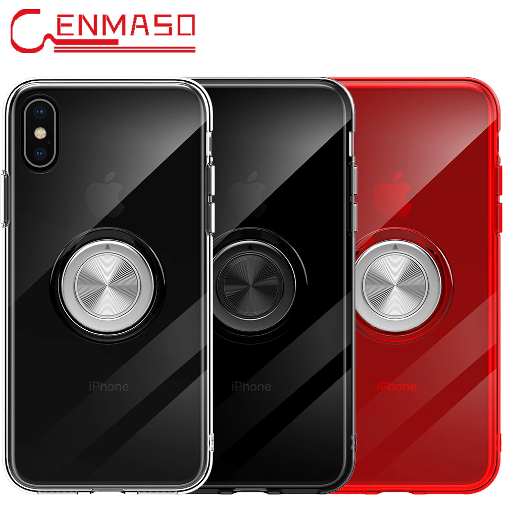 XS Max Case for IPhone X XR XS Max 6 6S 7 8 Plus Cover Clear Soft Tpu Full Protective Magnetic Car Holder Metal Finger Ring Case
XS Max Case for IPhone X XR XS Max 6 6S 7 8 Plus Cover Clear Soft Tpu Full Protective Magnetic Car Holder Metal Finger Ring Case