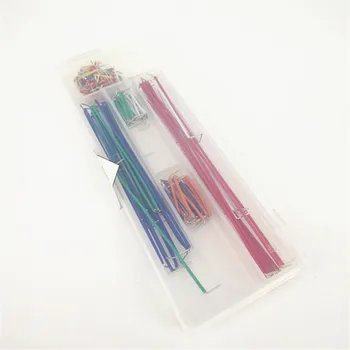 140pcs Jumper Wire Bread Board Jump Line Connecting Line 14 Kinds Each Kind 10pcs For Arduino
140pcs Jumper Wire Bread Board Jump Line Connecting Line 14 Kinds Each Kind 10pcs For Arduino