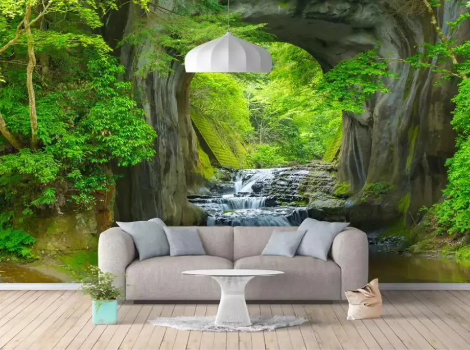 Custom photo wallpaper Forest wall for living room bedroom on the large Mural | Обустройство дома