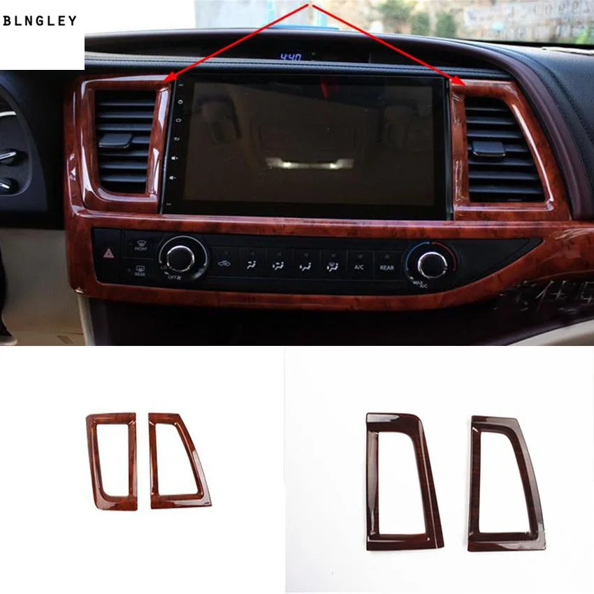 2pcs/lot ABS wooden grai Central control air conditioning outlet decoration cover for 2015-2017 Toyota Highlander
2pcs/lot ABS wooden grai Central control air conditioning outlet decoration cover for 2015-2017 Toyota Highlander