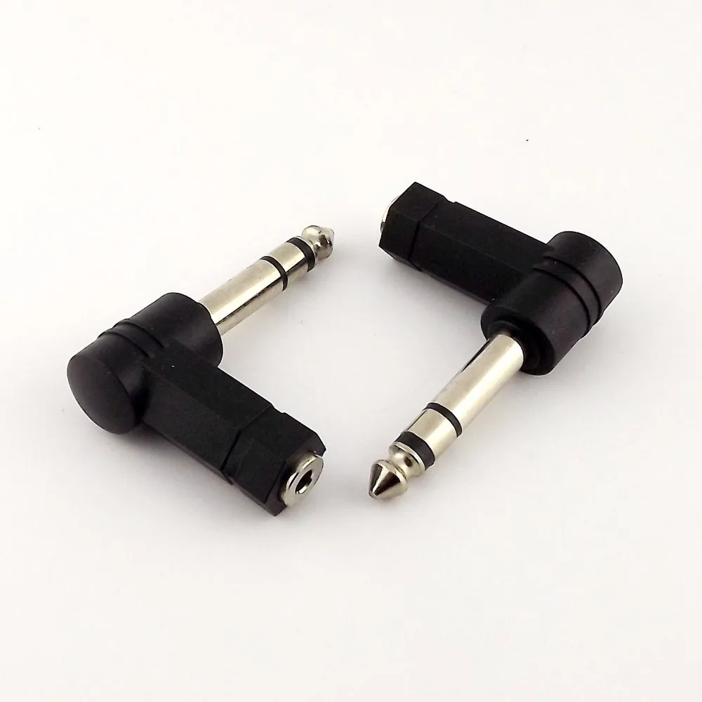 3.5mm TRS Connector Converter AUX Headphone Cable 90 Degrees 3.5 to 6.35/6.5mm 1/4" Mono Jack Stereo Speaker Audio Adapter Plug
3.5mm TRS Connector Converter AUX Headphone Cable 90 Degrees 3.5 to 6.35/6.5mm 1/4" Mono Jack Stereo Speaker Audio Adapter Plug
