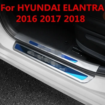 For hyundai Elantra 2016 2017-18 stainless steel welcome pedal refires door sill strip parts Interior decoration Auto Accessorie
For hyundai Elantra 2016 2017-18 stainless steel welcome pedal refires door sill strip parts Interior decoration Auto Accessorie