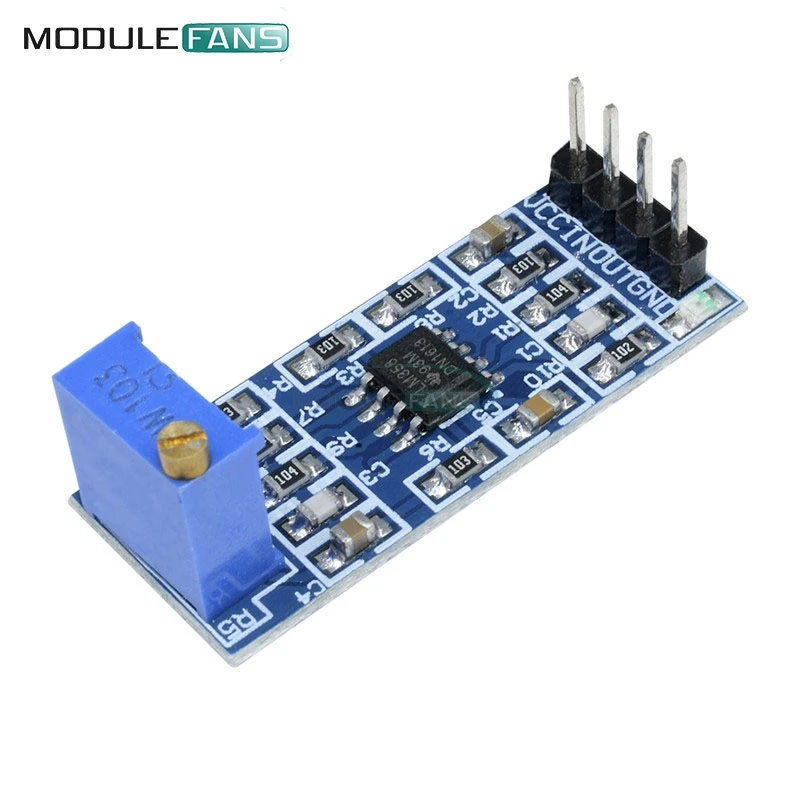 LM358 100 Times Gain Signal Amplification Amplifier Operational Amplifier Module Directly Input Output Signal 5V-12V
LM358 100 Times Gain Signal Amplification Amplifier Operational Amplifier Module Directly Input Output Signal 5V-12V