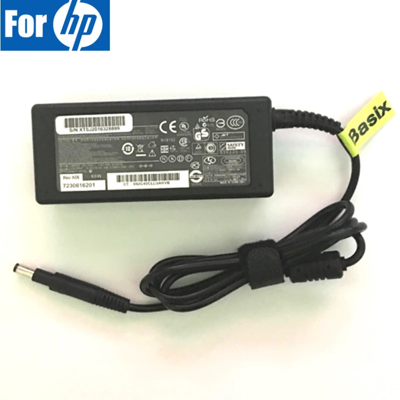 Basix NEW Genuine 19.5V 3.33A 65W AC Power Adapter Charger Power Supply for Laptop HP ENVY 4 ENVY 6 Series SLEEK BOOK 4 6 Series
Basix NEW Genuine 19.5V 3.33A 65W AC Power Adapter Charger Power Supply for Laptop HP ENVY 4 ENVY 6 Series SLEEK BOOK 4 6 Series