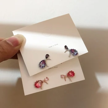 MENGJIQIAO New Korean Sweet Crystal Bowknot Stud Earrings For Women Girls Cute Lovely Boucle D'oreille Jewelry Accessories Gift
MENGJIQIAO New Korean Sweet Crystal Bowknot Stud Earrings For Women Girls Cute Lovely Boucle D'oreille Jewelry Accessories Gift
