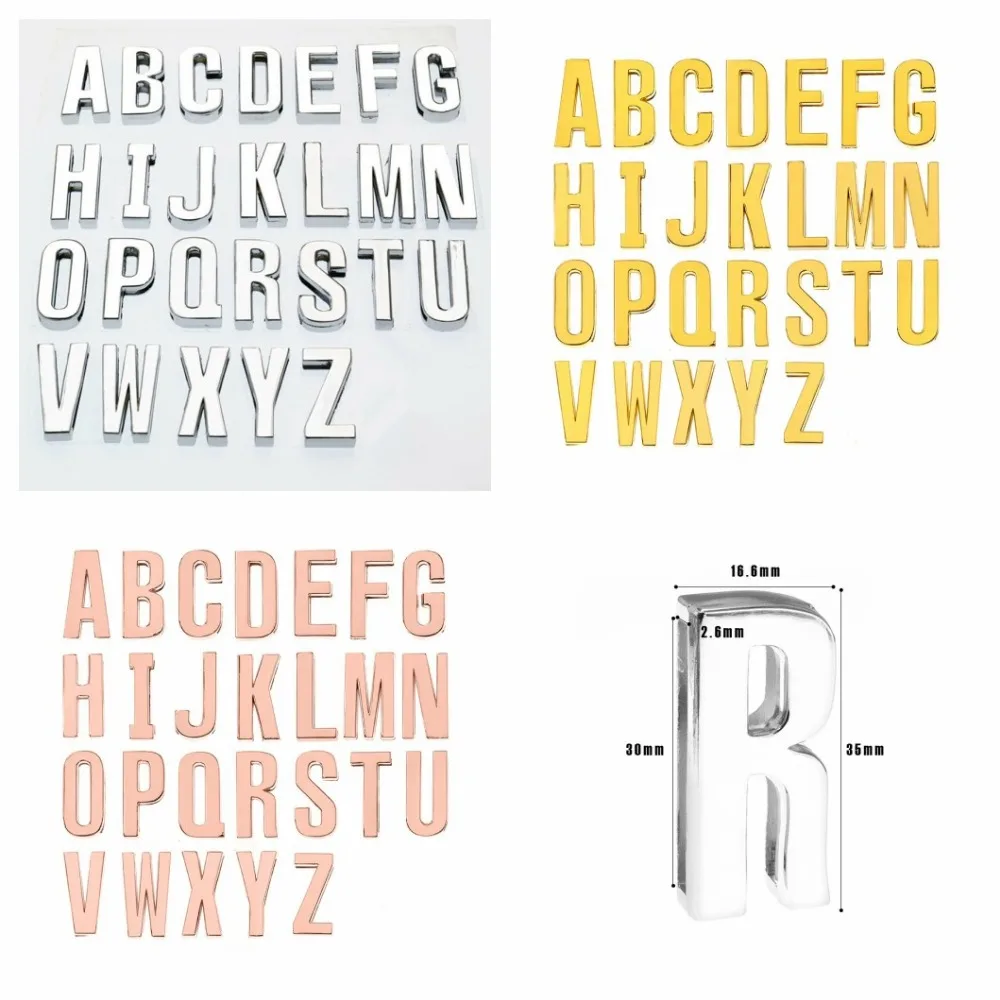 26pcs A-Z English alphabet Plain Slide Letters DIY Letters DIY Charms Internal Dia 30mm Fit Pet Collar Wristband key chain
26pcs A-Z English alphabet Plain Slide Letters DIY Letters DIY Charms Internal Dia 30mm Fit Pet Collar Wristband key chain