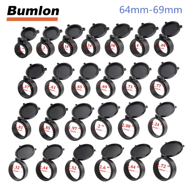 64-69MM Rifle Scope Lens Cover Flip Up Quick Spring Protection Cap Objective Lense Lid Hunting Caliber HT37-0043
64-69MM Rifle Scope Lens Cover Flip Up Quick Spring Protection Cap Objective Lense Lid Hunting Caliber HT37-0043