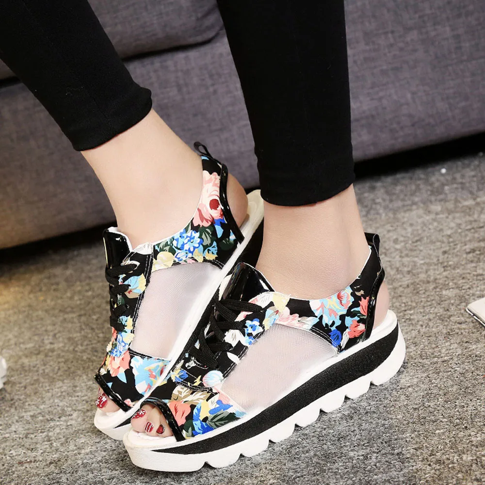 Woman Straps High Pattern Fish Mouth Printing Platform Shoes Gladiator Sandals Woman Slip On Female Casual Fashion Shoe #g8
Woman Straps High Pattern Fish Mouth Printing Platform Shoes Gladiator Sandals Woman Slip On Female Casual Fashion Shoe #g8