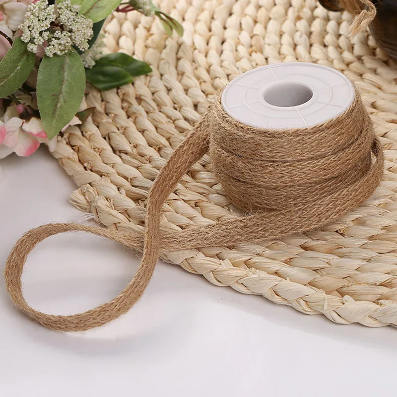 Natural Burlap Hessian Roll Jute Twine Cord Hemp Rope String Trim Rustic Wrap Gift Packing String Wedding Party Decoration
Natural Burlap Hessian Roll Jute Twine Cord Hemp Rope String Trim Rustic Wrap Gift Packing String Wedding Party Decoration
