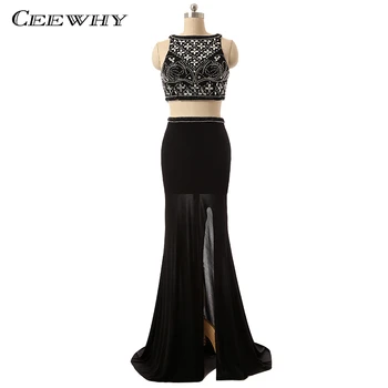 CEEWHY Two Pieces Mermaid Evening Dresses Long Split Vestido Longo Formal Prom Dresses Vestido de Festa Crystal Evening Gown
CEEWHY Two Pieces Mermaid Evening Dresses Long Split Vestido Longo Formal Prom Dresses Vestido de Festa Crystal Evening Gown