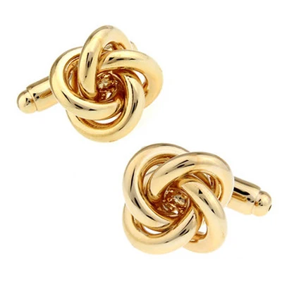 

WN hot sales/golden twist cufflinks in French high quality shirts cufflinks wholesale/retail/friends gifts