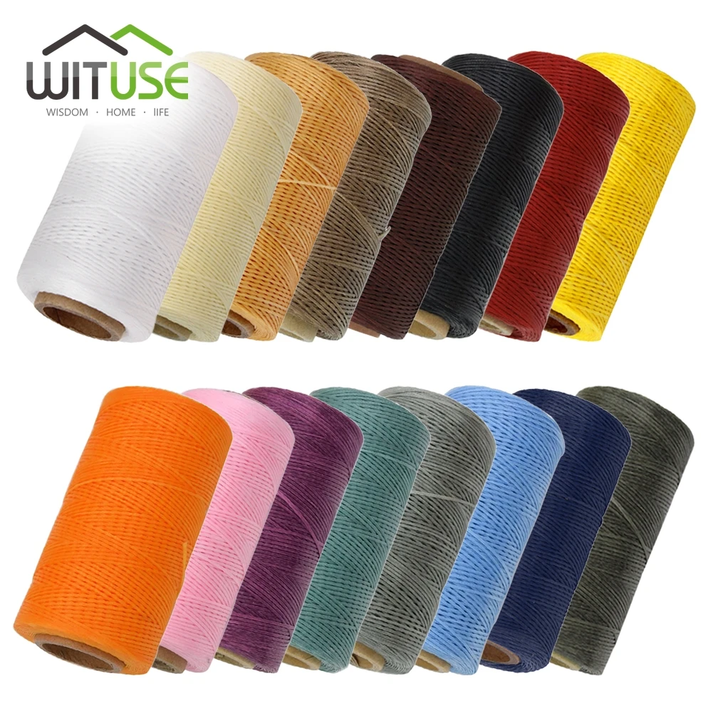 260M/Roll 1MM Leather Sewing Waxed Thread Rope Cord Crystal String For Jewelry Making Beading Bracelet Wire Thread Rope
260M/Roll 1MM Leather Sewing Waxed Thread Rope Cord Crystal String For Jewelry Making Beading Bracelet Wire Thread Rope