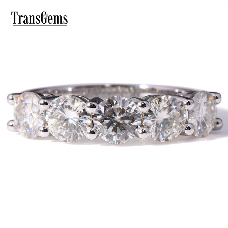 TransGems 2.5 Carat Lab Grown Moissanite Diamond Ring white Gold fashion jewelry Rings Band for Wedding Engagement jewellery
TransGems 2.5 Carat Lab Grown Moissanite Diamond Ring white Gold fashion jewelry Rings Band for Wedding Engagement jewellery