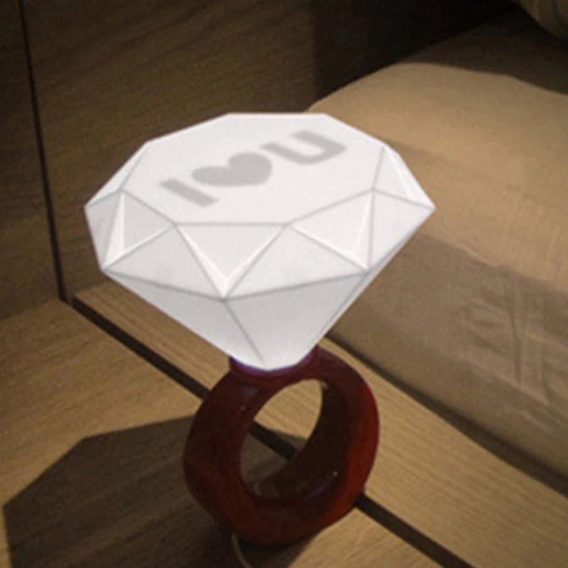 mycyk Romantic couple ring energy saving night light bedroom bedside creative plug-in diamond shaped decorative room propos ligh
mycyk Romantic couple ring energy saving night light bedroom bedside creative plug-in diamond shaped decorative room propos ligh