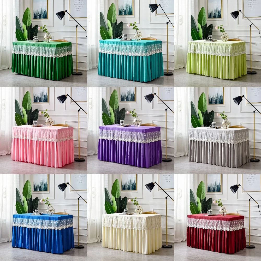 One Piece Solid Rectangle Hotel Table Skirt With Table Cover Table Cloth For Cocktail arty Meeting Conference Reception
One Piece Solid Rectangle Hotel Table Skirt With Table Cover Table Cloth For Cocktail arty Meeting Conference Reception