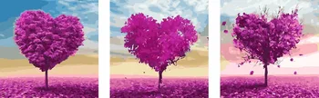 3 piece Large Frameless Picture DIY Painting By Numbers on Canvas Purple Love Trees Home Decor Wall Painting Drawing by Numbers
3 piece Large Frameless Picture DIY Painting By Numbers on Canvas Purple Love Trees Home Decor Wall Painting Drawing by Numbers