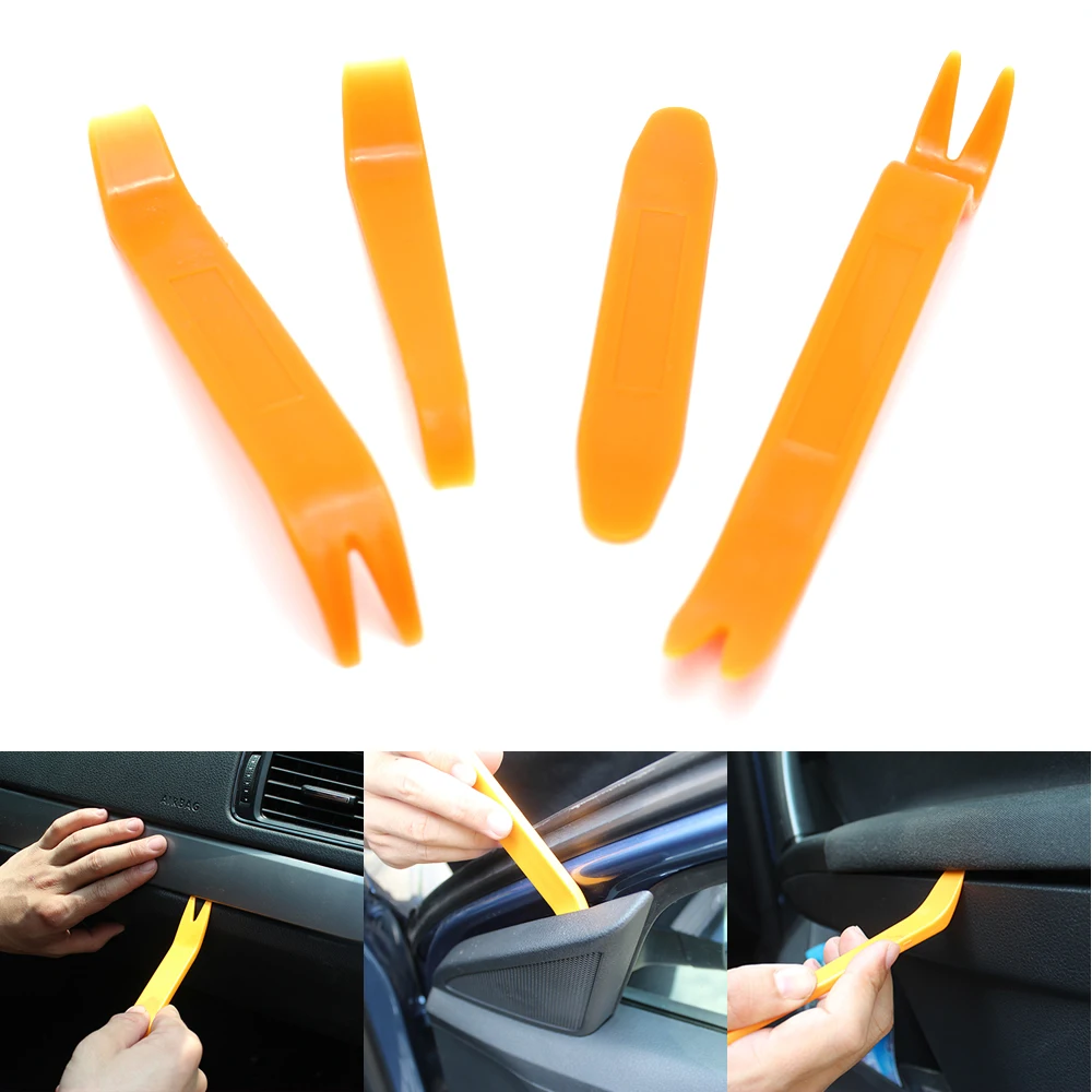 4Pcs Portable Car Auto Radio Panel Door Clip Panel Trim Dash Audio Removal Installer Pry Kit Pry Tool Hand Tool Repair Tools
4Pcs Portable Car Auto Radio Panel Door Clip Panel Trim Dash Audio Removal Installer Pry Kit Pry Tool Hand Tool Repair Tools
