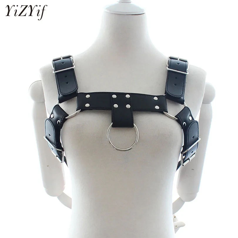 YiZYif Unisex Sexy Body Chest Harness Men Fetish Adjustable Bondage Costume Gay PU Leather Belts Chest Strap Sexy Erotic Linger
YiZYif Unisex Sexy Body Chest Harness Men Fetish Adjustable Bondage Costume Gay PU Leather Belts Chest Strap Sexy Erotic Linger