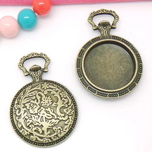 Фото 100 шт. античный серебряный тон/античная бронза Винтаж карманные часы Базовая